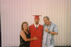 Dad, Eileen graduation